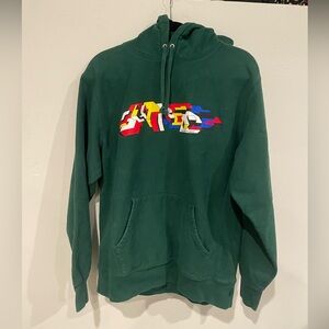 Supreme Delta Logo Hooded Sweatshirt size L